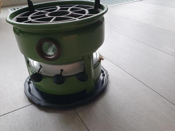 Beccon petroleumstel groen, Antiek en Kunst, Antiek | Emaille, Ophalen of Verzenden