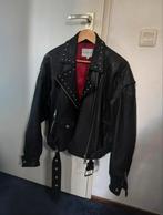 Colourful Rebel Leren Jas, Maat 38/40 (M), Zwart, Ophalen of Verzenden, Zo goed als nieuw