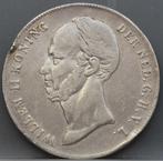 Zilveren rijksdaalder 1847 - 2 1/2 gulden 1847 Willem 2, Verzenden, Zilver, Losse munt, 2½ gulden