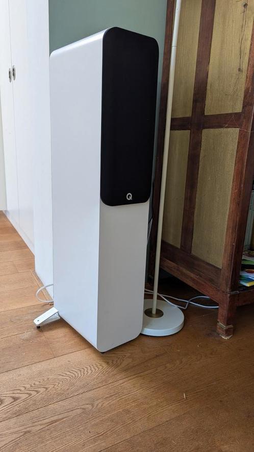 Set Q Acoustics 5050, Audio, Tv en Foto, Luidsprekers, Zo goed als nieuw, Front, Rear of Stereo speakers, 120 watt of meer, Overige merken