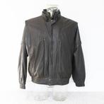 Vintage Leren Heren Jas418* (Maat 50) € 65,-, Kleding | Heren, ---, Maat 48/50 (M), Ophalen of Verzenden, Bruin