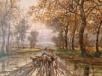 Boer met kudde in heidelandschap - V. Cornelli, Ophalen