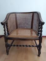 Edwardian Barley Twist fauteuil met riet, Antiek en Kunst, Antiek | Meubels | Stoelen en Banken, Ophalen