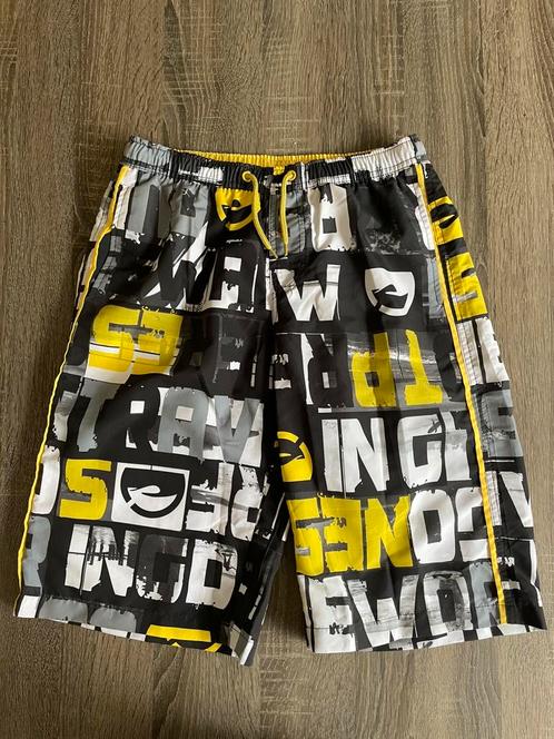 NIEUWE zwem Bermuda jongen mt 158/164 geel zwart grijs, Kinderen en Baby's, Kinderkleding | Maat 158, Nieuw, Jongen, Broek, Ophalen of Verzenden