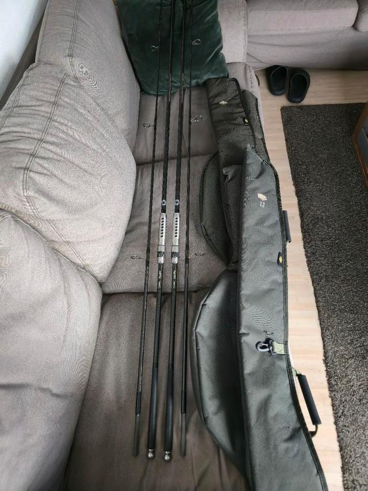 2 x Century FS focal system 12ft 3,5lb karperhengels afstand, Watersport en Boten, Hengelsport | Karpervissen, Zo goed als nieuw