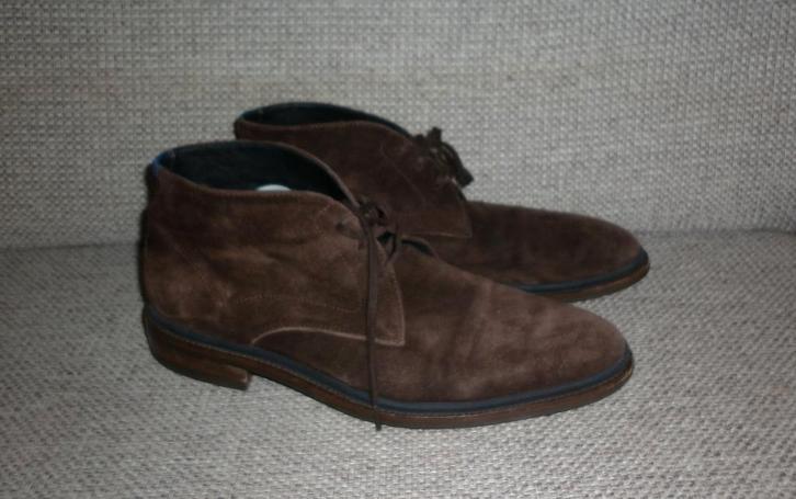 veterschoenen maat 40 hoog model merk :  Floris van Bommel, Kleding | Heren, Schoenen, Gedragen, Veterschoenen, Bruin, Ophalen of Verzenden