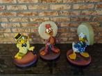 Beeld disney set tree caballeros, Verzamelen, Disney, Ophalen, Donald Duck, Zo goed als nieuw, Beeldje of Figuurtje