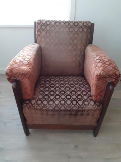 fauteuil Amsterdamse school, Huis en Inrichting, Fauteuils, Gebruikt, 50 tot 75 cm, 75 tot 100 cm, Ophalen
