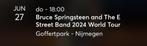 Kaarten Bruce Springsteen 27 juni 2024, Tickets en Kaartjes, Rock of Poprock, Juni, Drie personen of meer