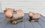 2 leuke koe beelden voor in de tuin, Ophalen, Gebruikt