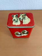 Blikje met afbeelding honden, Verzamelen, Blikken, Ophalen of Verzenden, Gebruikt, Overige, Overige merken
