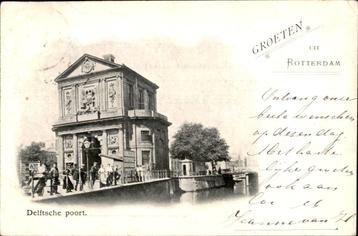 Rotterdam Delftsche Poort st 1902 beschikbaar voor biedingen