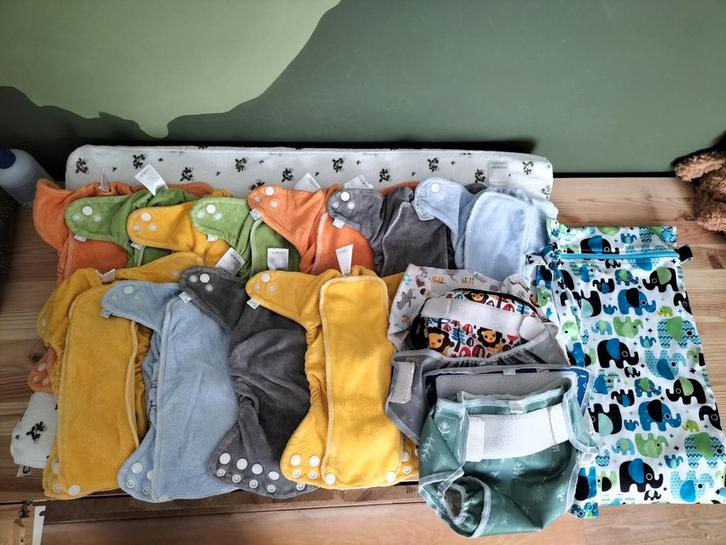 popolini wasbare luiers maat 1, Kinderen en Baby's, Babykleding | Baby-kledingpakketten, Gebruikt, One size, Ophalen of Verzenden