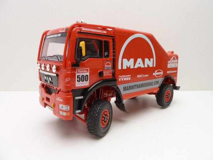 MAN Dakar truck  1/43, Hobby en Vrije tijd, Modelauto's | 1:43, Zo goed als nieuw, Auto, Overige merken, Ophalen of Verzenden