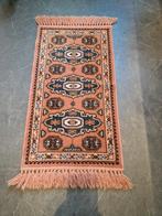 Vintage Tapijt met Franjes - 50x105 cm, Bruin, Gebruikt, 100 tot 150 cm, Vintage