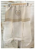 Sale! Lief ophaalgordijntje met hart, stipjes 60 x 90, Ophalen of Verzenden