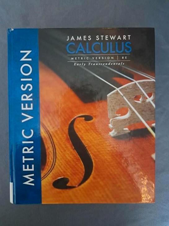 Calculus - James Stewart (Metric Version), Boeken, Studieboeken en Cursussen, Zo goed als nieuw, WO, Beta, Ophalen of Verzenden