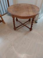 Ronde tafel met gedraaide poten, Ophalen of Verzenden