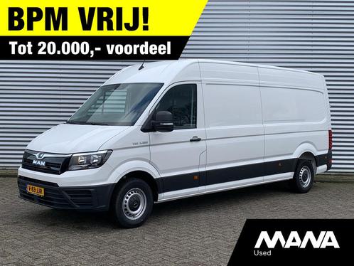MAN TGE 35 3.160 RWD Automaat CarPlay Airco Cruise Trekhaak, Auto's, Bestelauto's, Bedrijf, Te koop, ABS, Achteruitrijcamera, Airconditioning