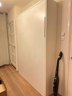 Tweepersoons Bedkast - Ruimtebesparend en Comfortabel, Huis en Inrichting, Slaapkamer | Bedden, Ophalen, 70 cm of minder, Wit