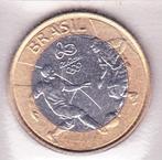 Munt Brazilie 2016 1 real olympische spelen nr 10 voetbal, Postzegels en Munten, Munten | Amerika, Ophalen of Verzenden, Zuid-Amerika