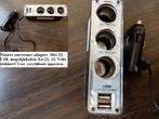 Nieuw.Adapter.Auto omvormer.12.Volt<> 24.Volt.USB stekkers, Verzenden, Nieuw