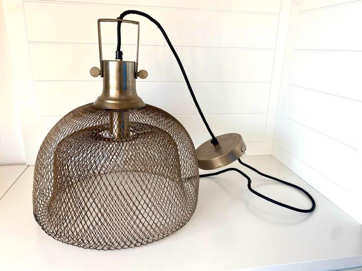 PTMD Metalen hanglamp - Industrieel design, Huis en Inrichting, Lampen | Hanglampen, Gebruikt, Minder dan 50 cm, Metaal, Ophalen of Verzenden