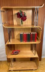 Gratis bezorging!Eikenboekenkast Sculpturaal designstatement, Gebruikt, -, -, Eikenhout