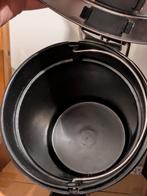 ❗SCHONE mat RVS badkamer / toilet prullenbak / afvalemmertje, Ophalen, Met pedaal, Zo goed als nieuw, Minder dan 10 liter