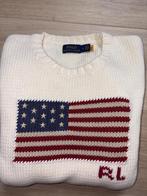 Ralph Lauren trui met vlag maat: M, Maat 38/40 (M), Verzenden, Beige, Zo goed als nieuw