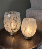Tafellamp glas led Lamp wit goud H19 Light & Living Nieuw, Huis en Inrichting, Lampen | Tafellampen, Nieuw, Ophalen of Verzenden