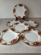 Royal Albert old country roses 6 ontbijtbordjes, Ophalen of Verzenden