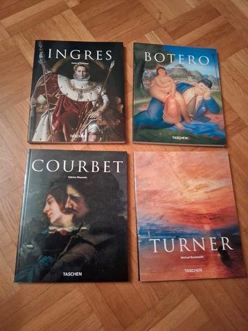 4 boeken van bekende kunstschilders. beschikbaar voor biedingen