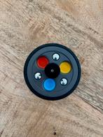 Fidget spinner tol met gekleurde bolletjes en rubberen band, Ophalen of Verzenden, Zo goed als nieuw, Jongen of Meisje
