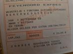 Voetbalticket Fortuna S- Feyenoord  18-3-86, Ophalen of Verzenden, Zo goed als nieuw, Feyenoord, Overige typen