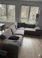 Grote L-vormige bank / Large L-Shaped Sofa Couch, 250 tot 300 cm, Gebruikt, Hoekbank, 75 tot 100 cm