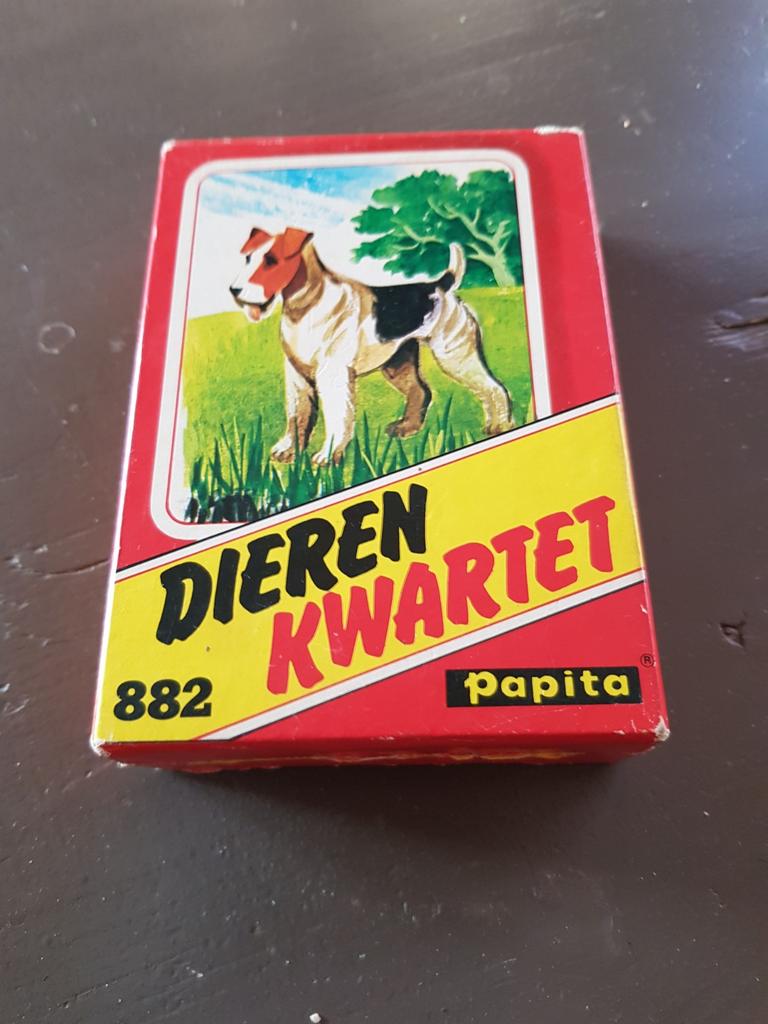 Kwartetspel dieren., Ophalen of Verzenden, Gebruikt, Kwartet(ten)