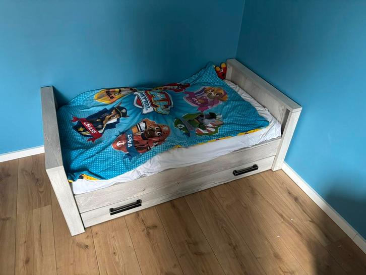Kinderbed kidsmill Sem, Kinderen en Baby's, Kinderkamer | Bedden, Gebruikt, Minder dan 140 cm, Minder dan 70 cm, Lattenbodem, Matras