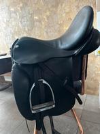 Euroriding leren zadel 18 inch, Dieren en Toebehoren, Ophalen, Gebruikt, Dressuur
