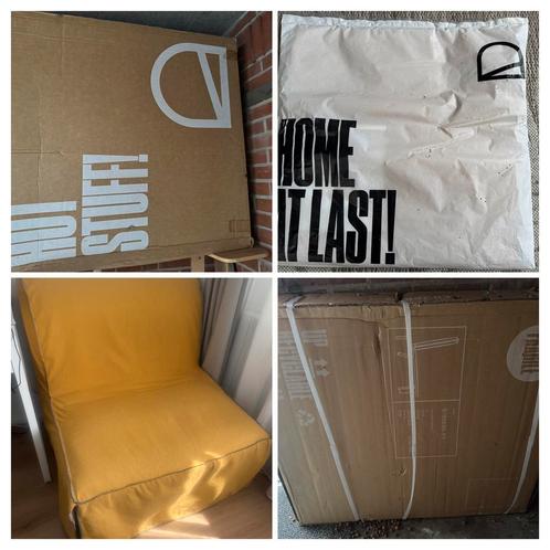 NIEUW in doos!Jessa Slaapbank met afneembare en wasbare hoes, Huis en Inrichting, Fauteuils, Nieuw, 75 tot 100 cm, Ophalen