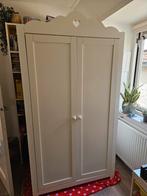 Witte kledingkast (meiden)., Huis en Inrichting, Kasten | Kledingkasten, Ophalen, Gebruikt, 100 tot 150 cm, 150 tot 200 cm