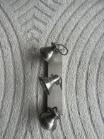 Kwantum Plafondspot met Drie Verstelbare Koppen - Zilver, Huis en Inrichting, Lampen | Spots, Ophalen of Verzenden, Zo goed als nieuw