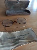 PANTO GOUDEN BRILLETJE IN ORIGINELE BRILLEN KOKER, Antiek en Kunst, Ophalen of Verzenden