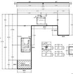 Keuken blad steen, Ophalen, Gebruikt, U-keuken, Zwart