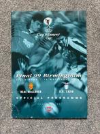 Programma voetbal UEFA EC2 1999 real mallorca - ss lazio, Verzenden, Gebruikt, Buitenlandse clubs, Boek of Tijdschrift