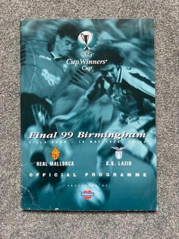 Programma voetbal UEFA EC2 1999 real mallorca - ss lazio  beschikbaar voor biedingen