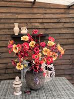 Zijden herfst/winter boeket incl pot, Huis en Inrichting, Woonaccessoires | Kunstplanten en Kunstbloemen, Binnen, Colors@joy, Nieuw