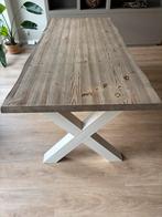 Boomstamtafel Eettafel, Huis en Inrichting, Tafels | Eettafels, Ophalen, Gebruikt, 200 cm of meer, 50 tot 100 cm