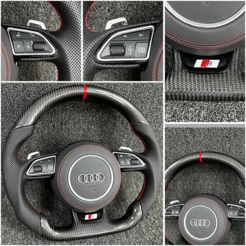 Audi S3 RS3 8V S6 RS6 S7 RS7 C7 S8 4N D4 Stuur Leder Carbon beschikbaar voor biedingen