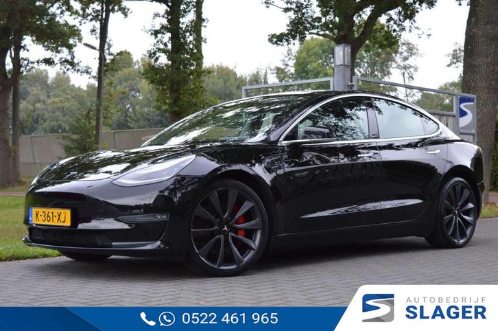 Tesla Model 3 Performance AWD 75 kWh - Long range|Autopilot, Auto's, Tesla, Bedrijf, Te koop, Model 3, 4x4, ABS, Airbags, Airconditioning